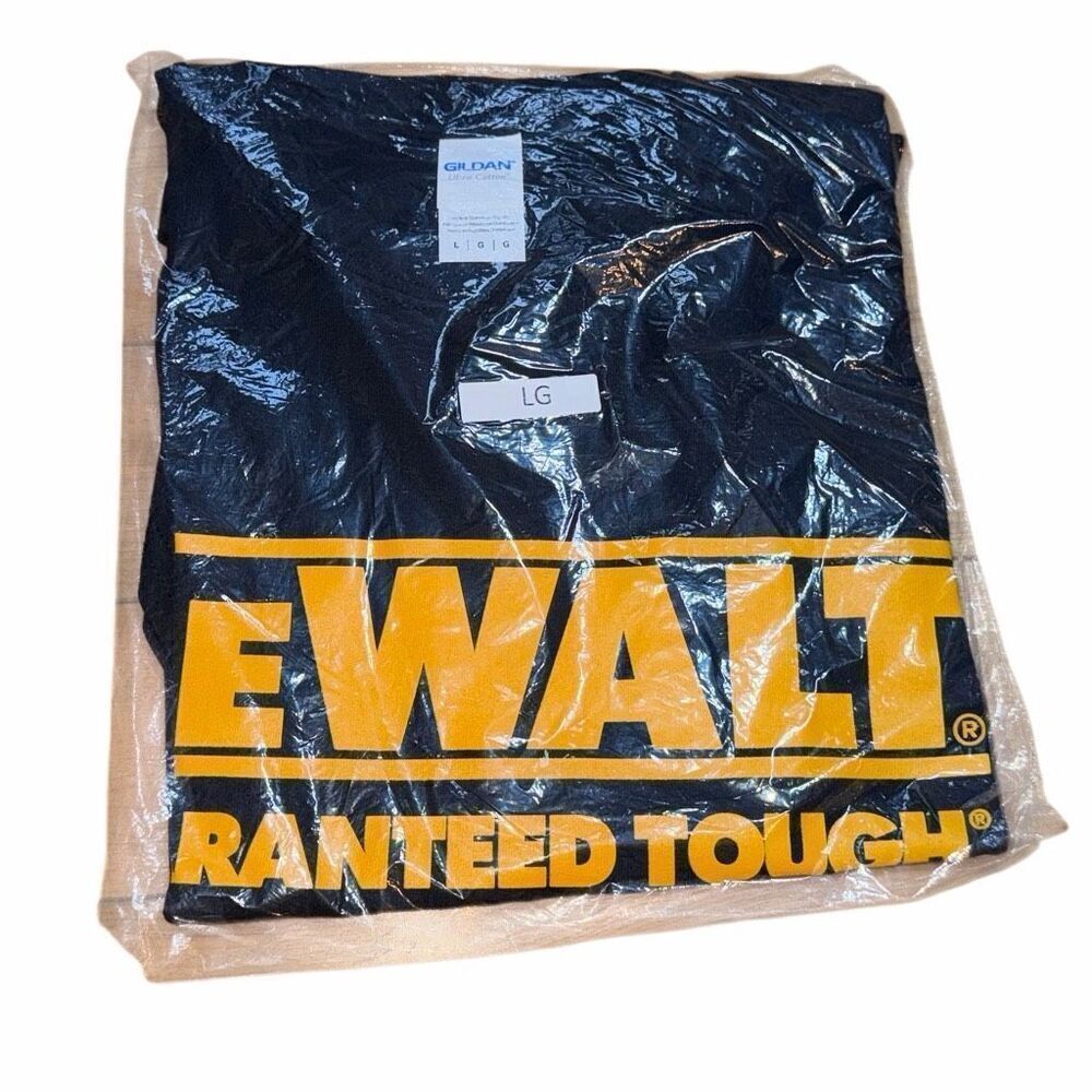 Dewalt "Guarenteed Tough" T-Shirt Size large "Authentic From Dewalt"